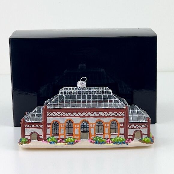 Biltmore Estate Blown Glass Christmas Tree Ornament Biltmore Conservatory 3D - Picture 2 of 8